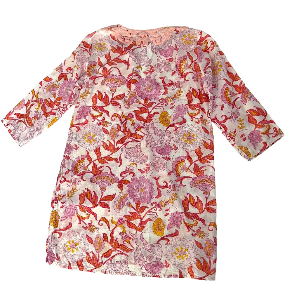 Roberta Roller Rabbit Size Small Embroidered Pink… - image 2